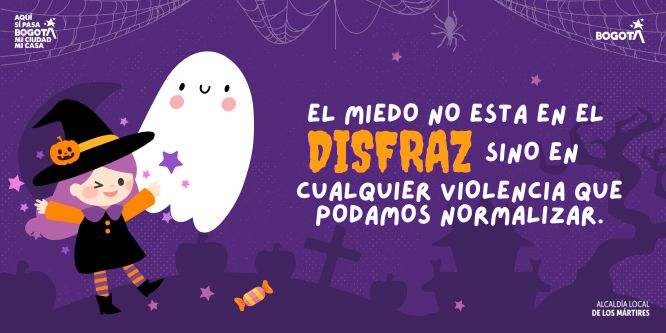 Foto Celebra Halloween seguro y en familia- Localidad de Los Mártires