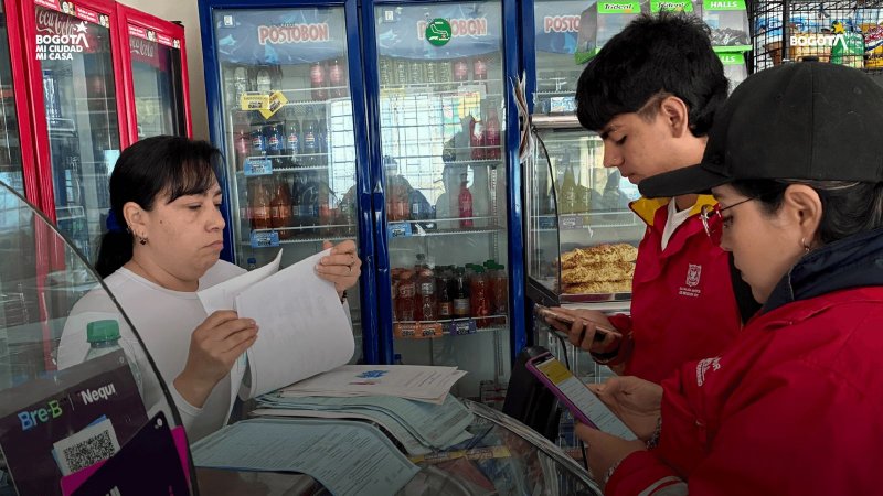 Control al comercio en Los Mártires