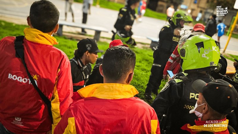 Los Mártires refuerza control del espacio público en calles 24 y 22