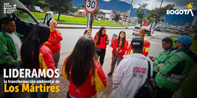  La Alcaldía de Los Mártires intensifica operativos ambientales en puntos críticos de la localidad