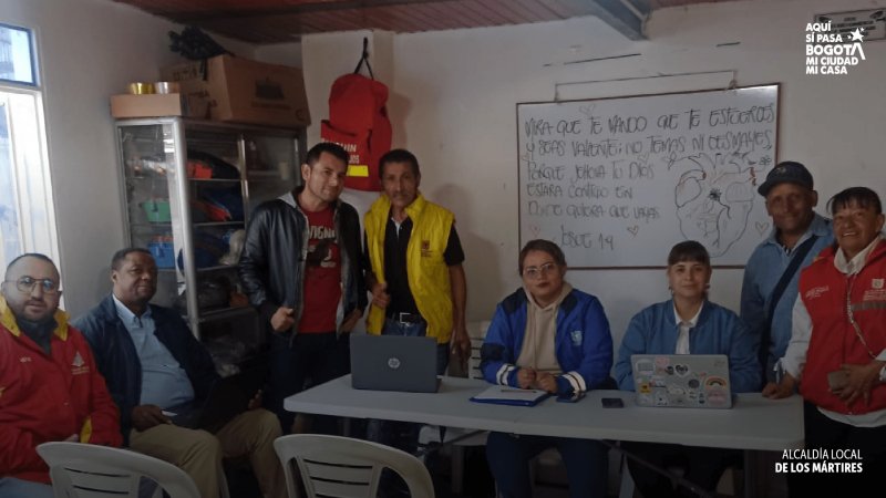 Foto Jornada de Inscripción Consejo Local de Vendedores Informales - Los Mártires