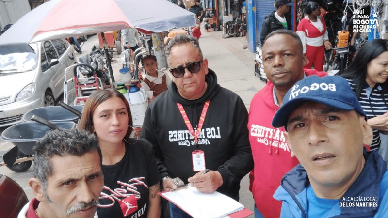 Foto Jornada de Inscripción Consejo Local de Vendedores Informales - Los Mártires