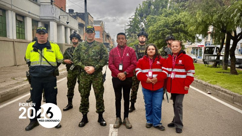 Campaña contra la extorsión en la Localidad de Los Mártires 