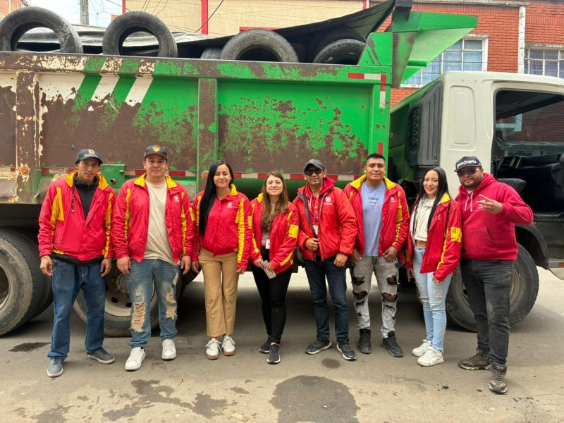 227 llantas menos contaminando nuestra localidad