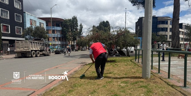 Jornade de limpieza y recuperación del barrio Santa Fe - Localidad de Los Mártires