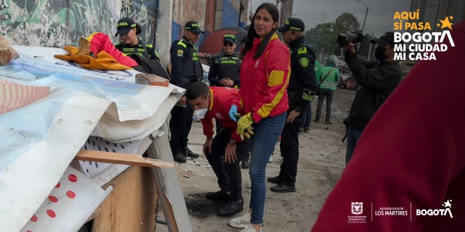 Foto Operativo de Recuperación del Espacio Público en La Carrilera