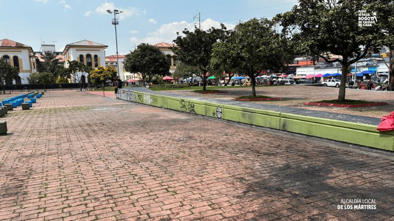 Foto Recuperación del Espacio Público en Plaza España - Localidad de Los Mártires