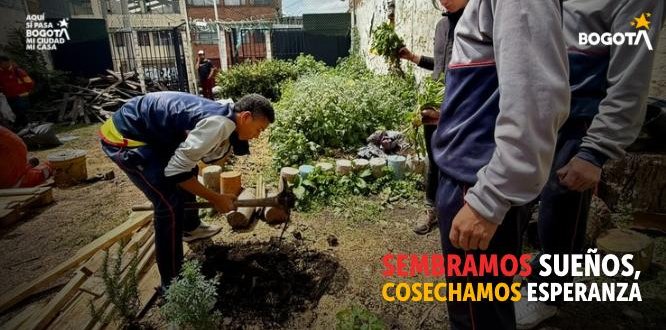 En Los Mártires con huertas comunitarias cosechamos vida En Los Mártires con huertas comunitarias cosechamos vida