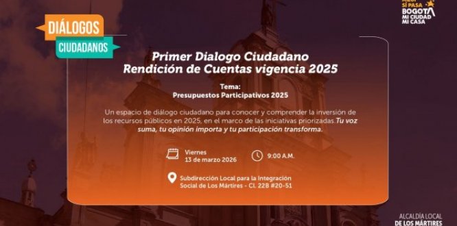 Foto Invitación al primer Diálogo Ciudadano - Presupestos Participativos