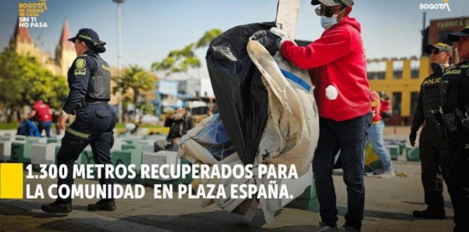 Jornada de limpieza y recuperación de la Plaza España