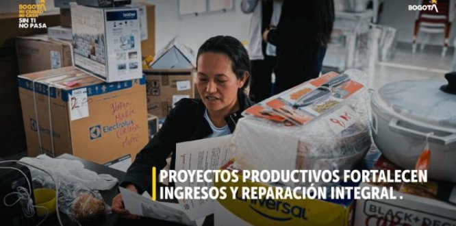 Entrega proyectos productivos - Localidad de Los Mártires