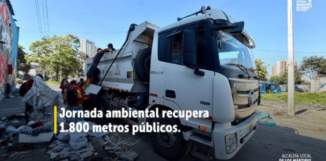 Jornada ambiental en los Mártires