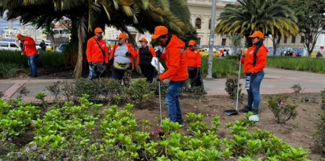 Recuperación de 600 mt2 y embellecimiento del espacio público en Estanzuela y Voto Nacional