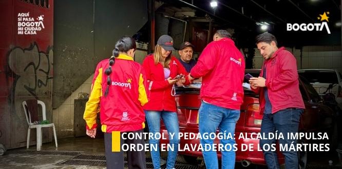 Control y pedagogía: Alcaldía impulsa orden en lavaderos de Los Mártires