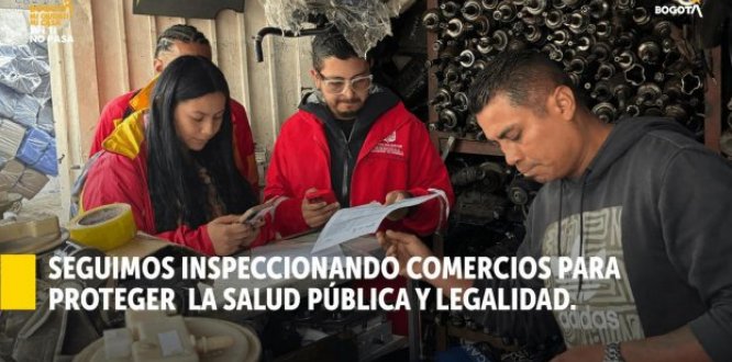 Operativo de control en Los Mártires