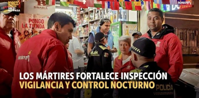 Operativos IVC en Los Mártires dejan suspensiones y control sanitario
