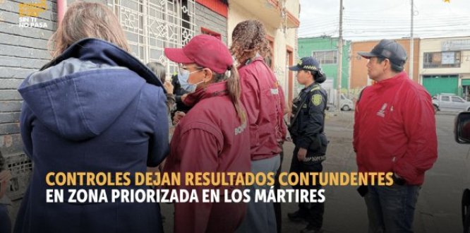Fuerte operativo mejora seguridad en Los Mártires