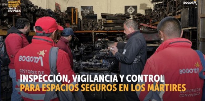 Operativo de control en Parque María Eugenia
