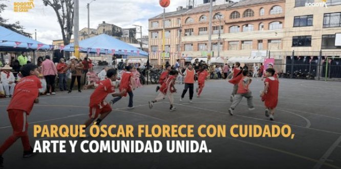 Parque Óscar se llena de vida con jornada de cuidado
