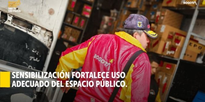 Sensibilización fortalece uso adecuado del espacio público Sensibilización adecuado del espacio público