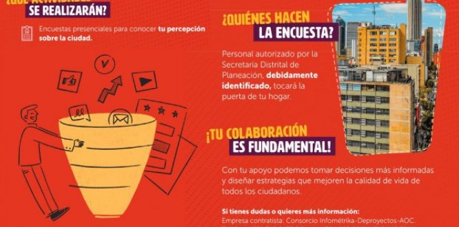 Invitación Encuesta Distrital de Percepcion