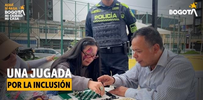 La Alcaldía Local de Los Mártires realizó una jornada de Ajedrez Inclusivo en el parque La Rabida