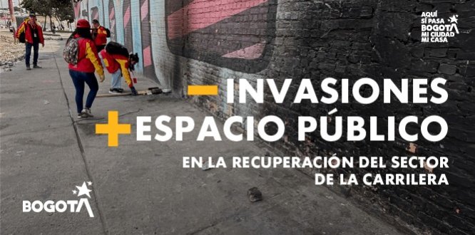 Foto de jornada de liempieza en la carrilera - Sectos Los Mártires