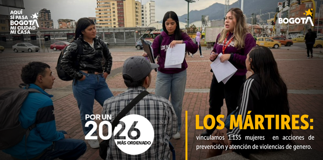 vinculamos 1.135 mujeres  en acciones de prevención y atención de violencias de genero.