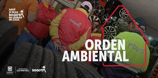 Foto de operativo ambiental realizado en la Localidad de los mártires