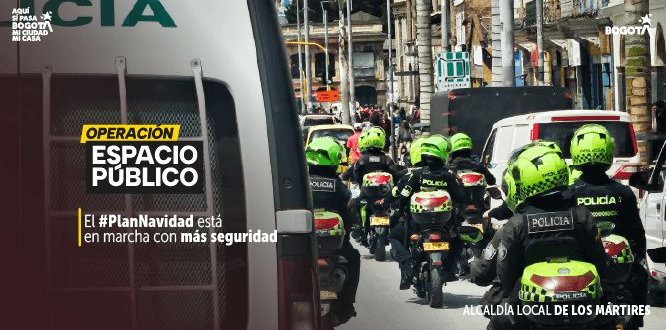 Operativo Espacio Público Localidad de Los Mártires