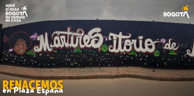 Recuperación del espacio público en Los Mártires 2.500 m² renovados en Plaza España