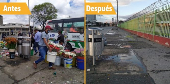 En el Punto Comercial La Esperanza se llegó a un acuerdo con los vendedores, para establecer una mesa de trabajo