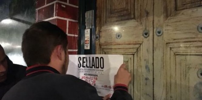 Sellamiento a establecimiento 