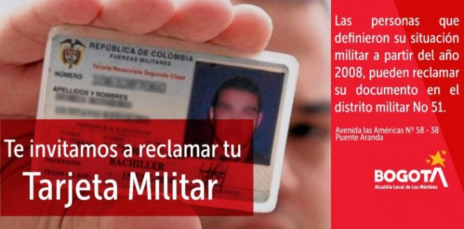 Tarjeta militar