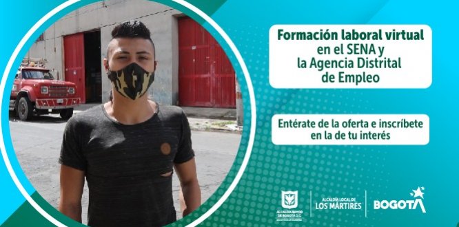 Este 18 de mayo inician los cursos de formación laboral del SENA y de la Agencia Distrital de Empleo