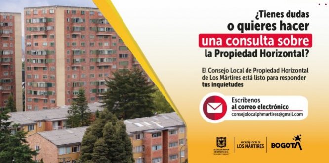 El Consejo Local de Propiedad Horizontal de Los Mártires está listo para recibir tus Consultas