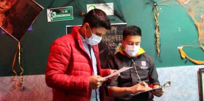 11 establecimientos sellados y tres menores de edad encontrados consumiendo bebidas alcohólicas tras operativo de IVC de Halloween en Los Mártires 11 establecimientos sellados y tres menores de edad encontrados consumiendo bebidas alcohólicas tras operativo de IVC de Halloween en Los Mártires