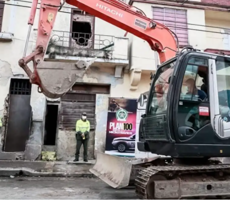 Bogotá: Demolida 'La Favorita', olla de microtráfico que algunos juraban era “inmortal”