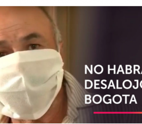 Habitantes de hotel en el barrio Santa Fe reciben la noticia de congelamiento de arrendamientos