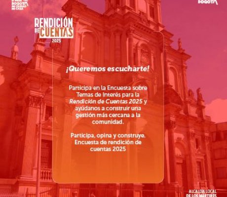 Encuesta Sobre Temas Interés - Rendición de Cuentas 2025