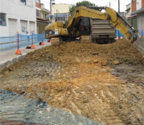 Arrancaron intervenciones en la malla vial de Los Mártires 