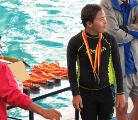 Campeón de natación 