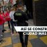 Foto de personal de entidades del distrito en operativo en la Localidad de los Mártires