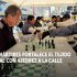 Foto: En la foto aparecen habitantes del barrio la favorita en una jornada de ajedrez al parque