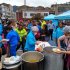 Sancocho Comunitario para habitantes del Barrio Santafe foto1