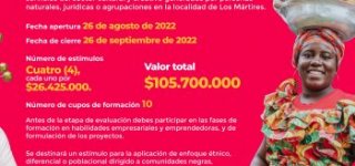 Es Cultura Local, en su tercera edición, entregará más de 1.063 millones para beneficiar a creadores y emprendedores de Los Mártires, Santa Fe y La Candelaria