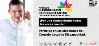 Fotografía de invitación al proceso eleccinario de representantes locales de discapacidad